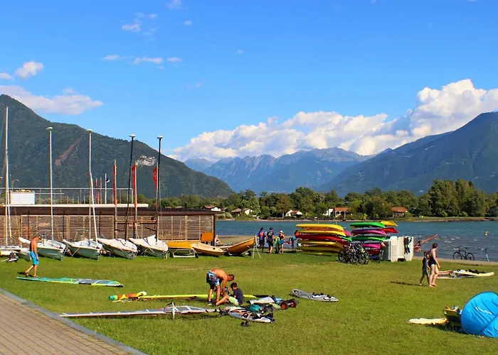 Salute Mit Panorama Balkon Am Dascio